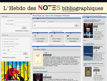 Tablet Screenshot of hebdodesnotes.com